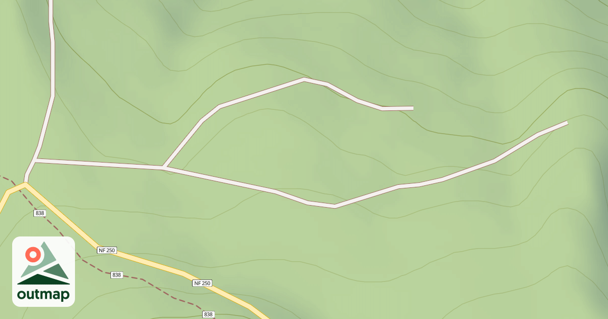 Map of USFS Motor Vehicle Use Map Roads {414F0837-B52E-4E4D-942F-C72F6EA07F72}