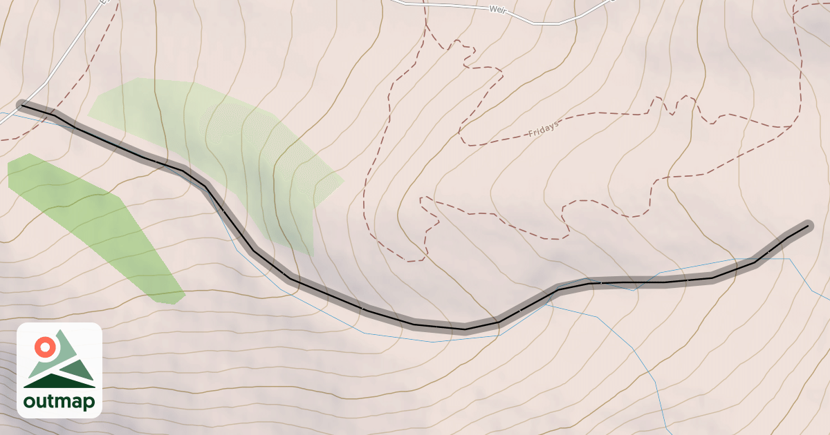 Map of Ptarmigan Gully