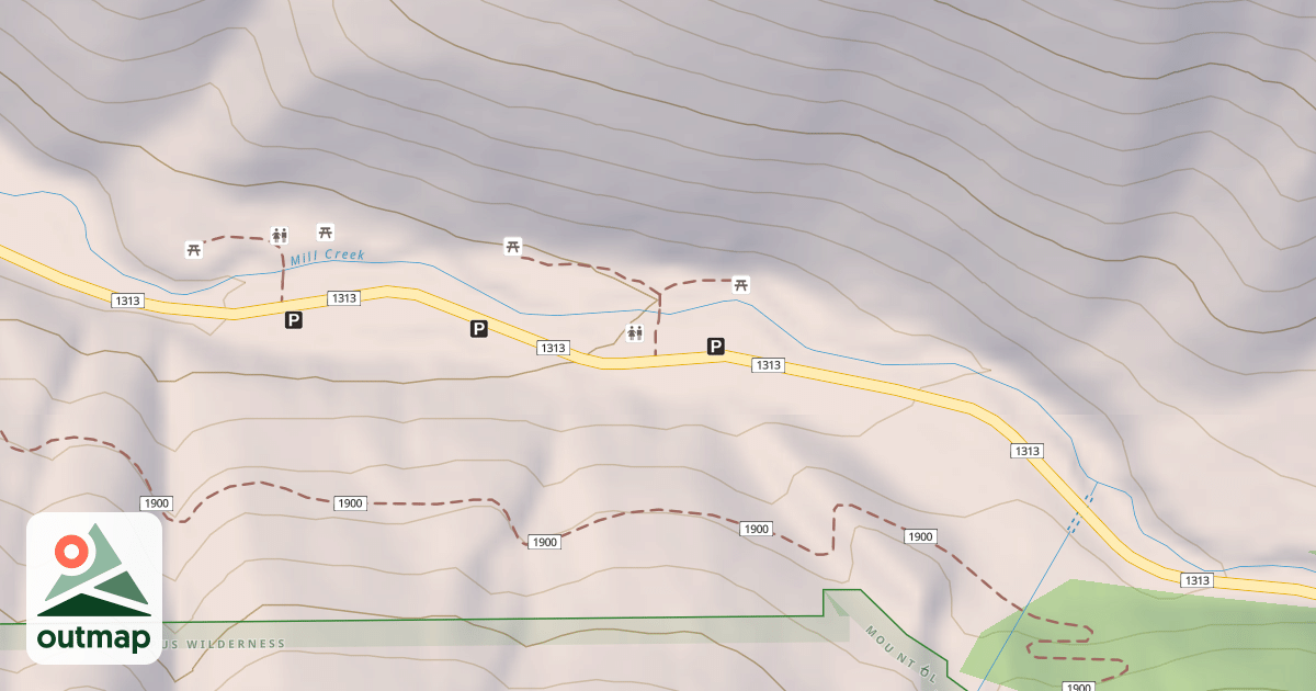Map of CLOVER SPRINGS