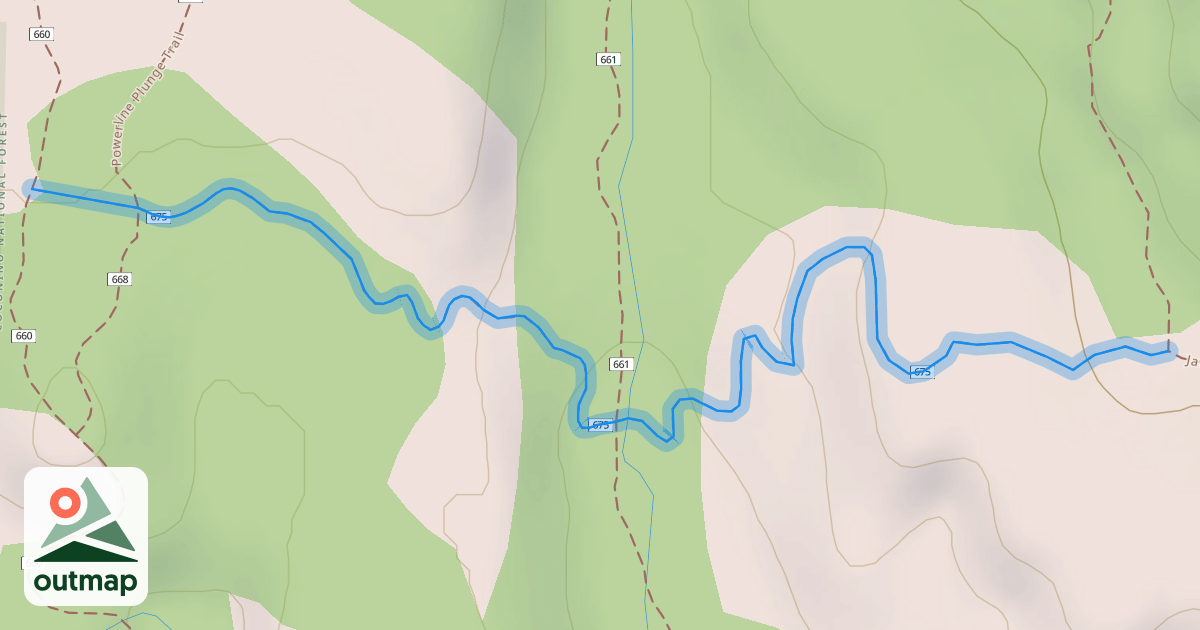 Map of Manzanita Trail