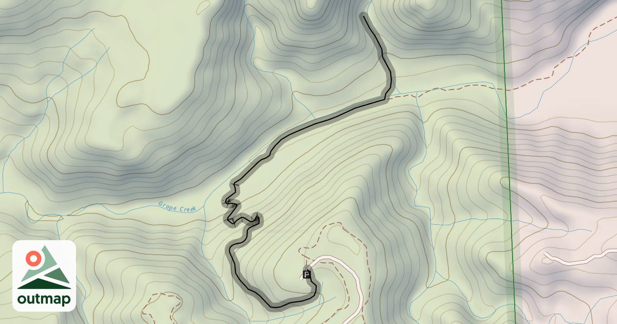 Map of Temple Canyon Trail