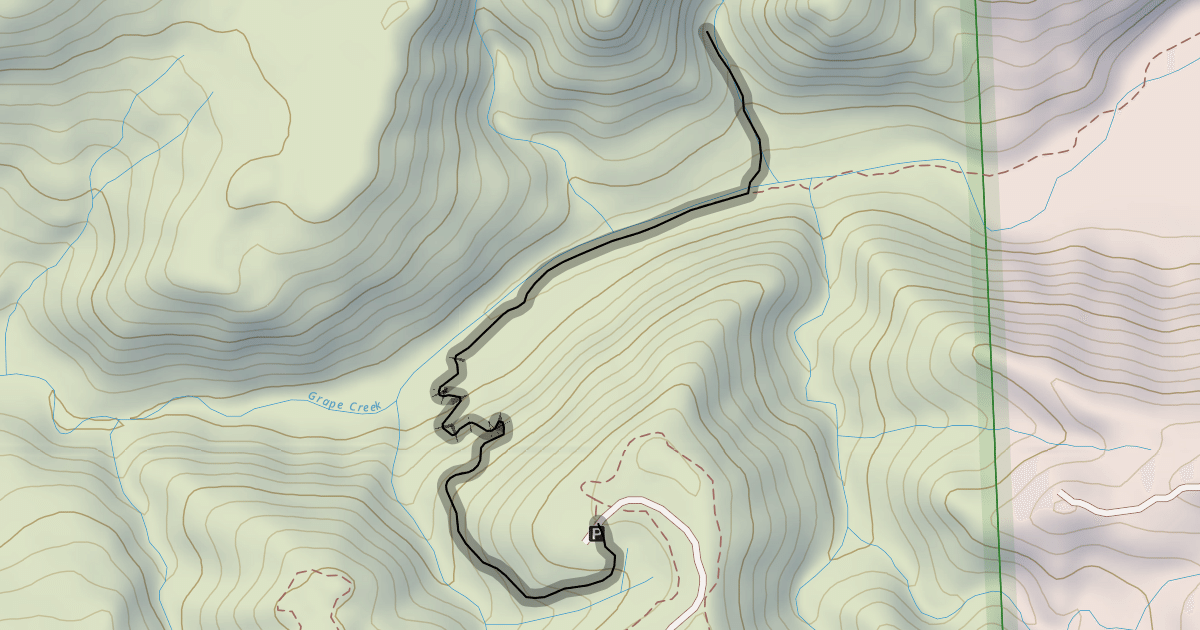 Map preview of Temple Canyon Trail