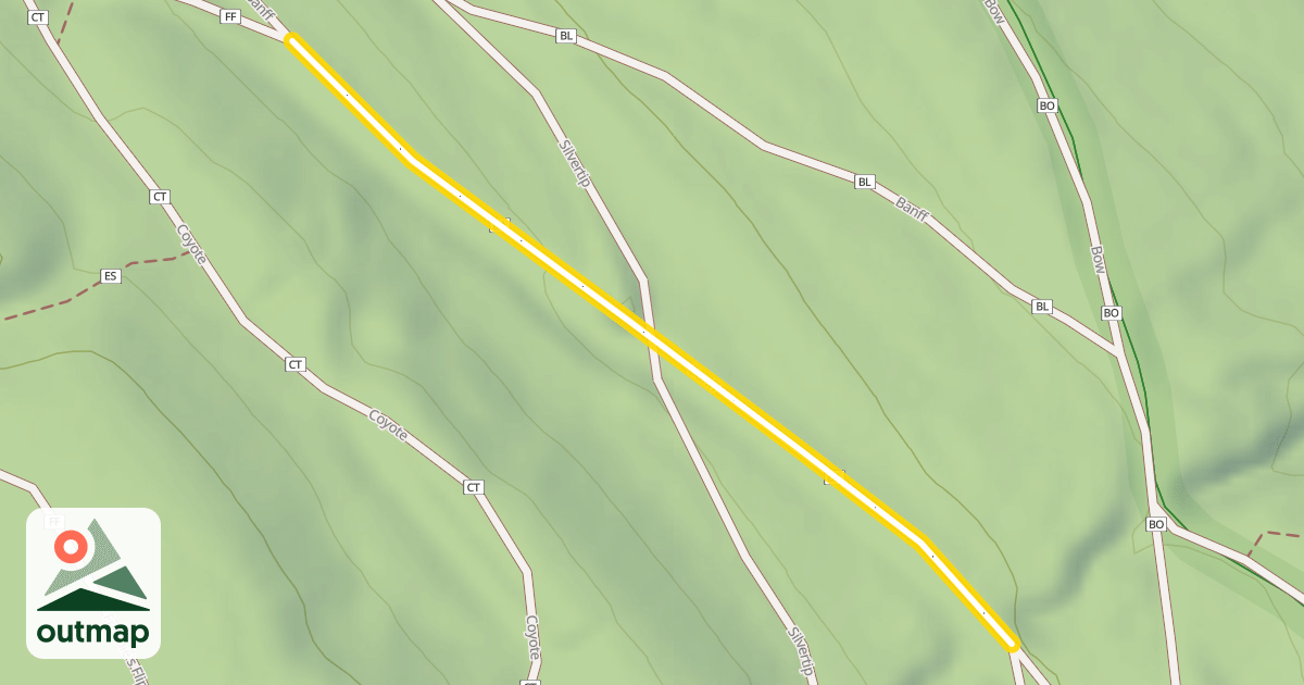 Map of Banff