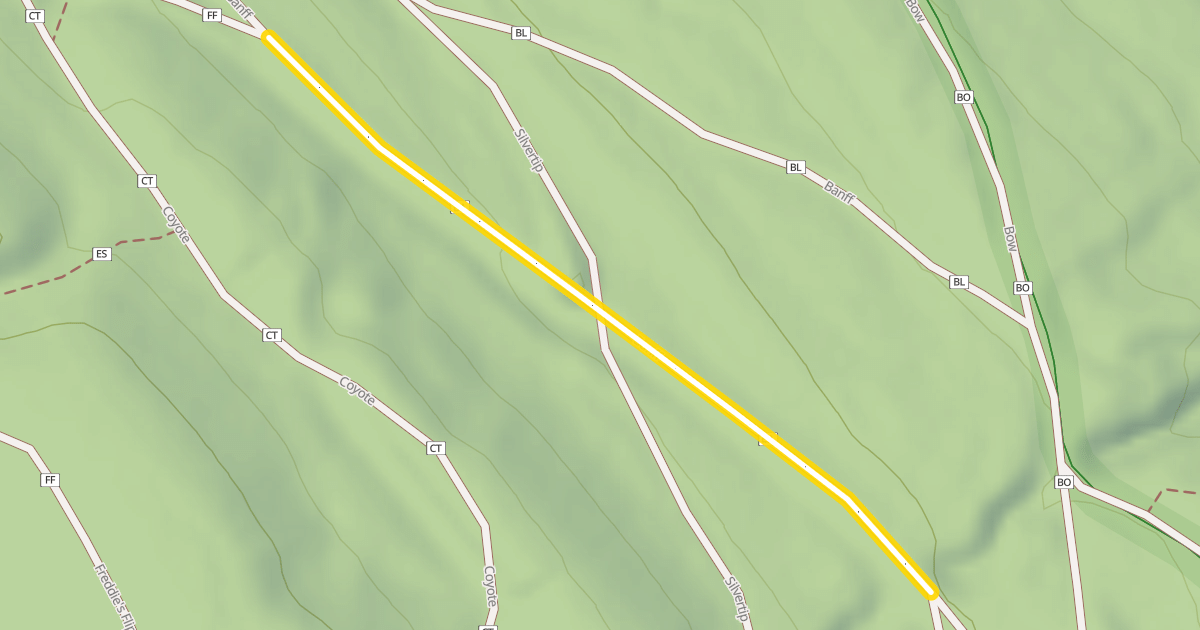 Map preview of Banff