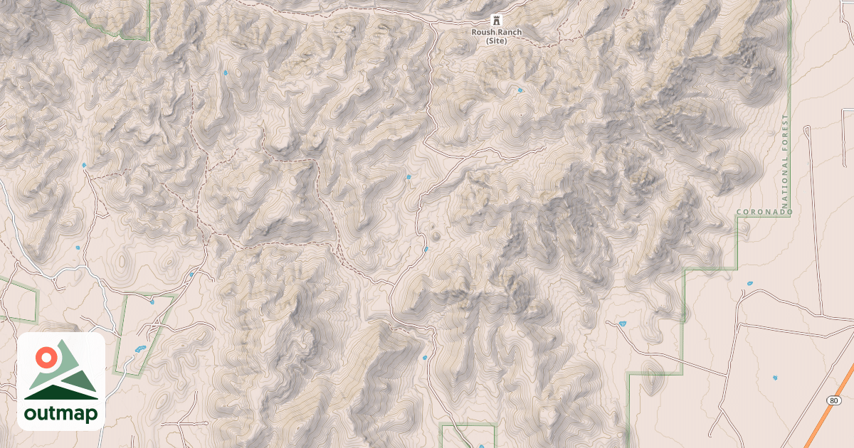 Map of JACKWOOD PASS