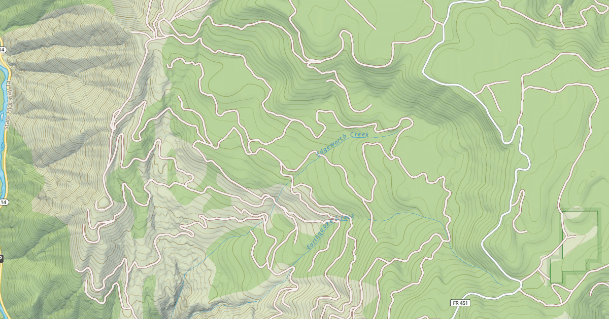 Map preview of EARTHQUAKE BASIN