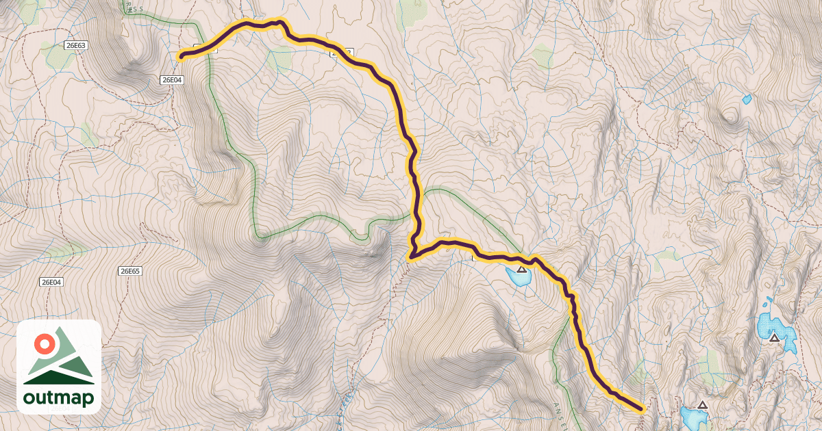 Map of Rock Lake Trail