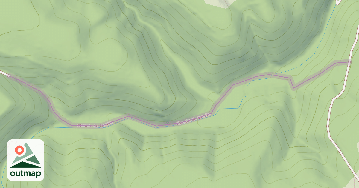 Map of Chemin du Moulin