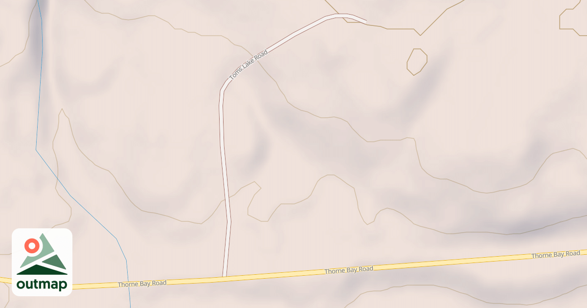 Map of TOMS LAKE