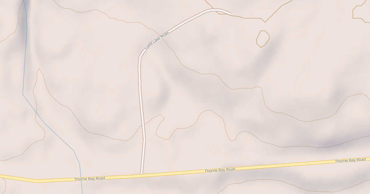 Map preview of TOMS LAKE