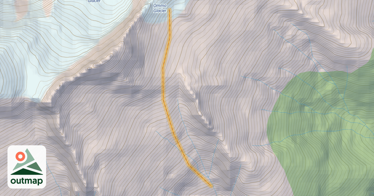 Map of Billy Goat Chute