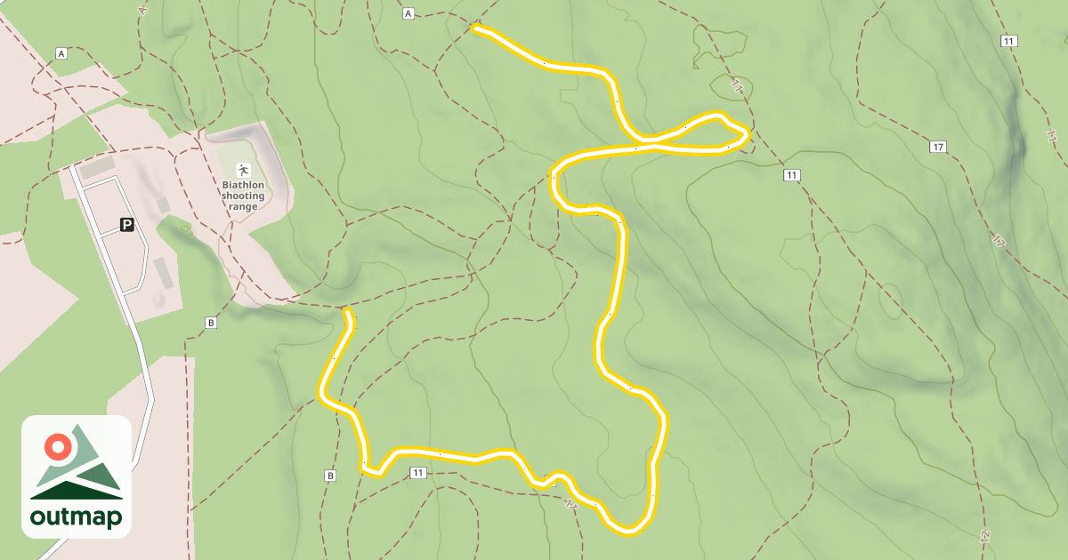 Map of A