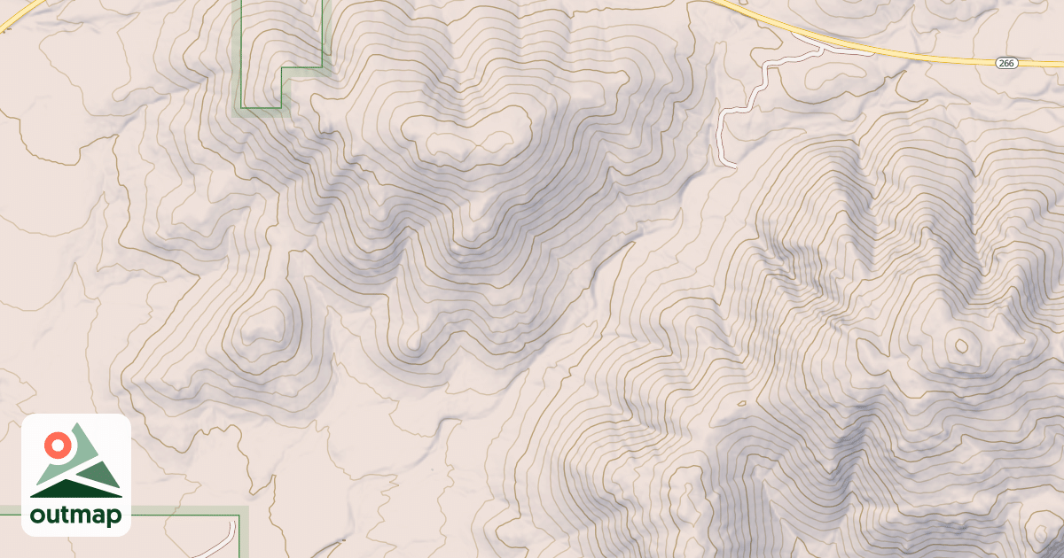 Map of MOTHERS CANYON