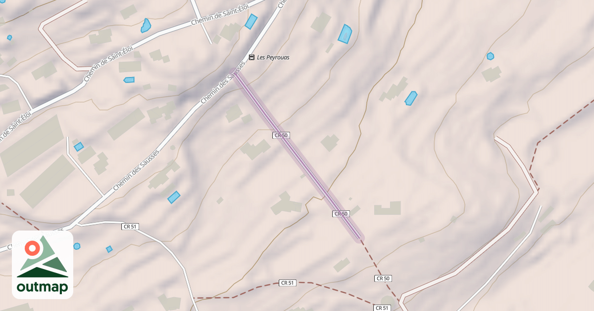 Map of Chemin du Peyrouas