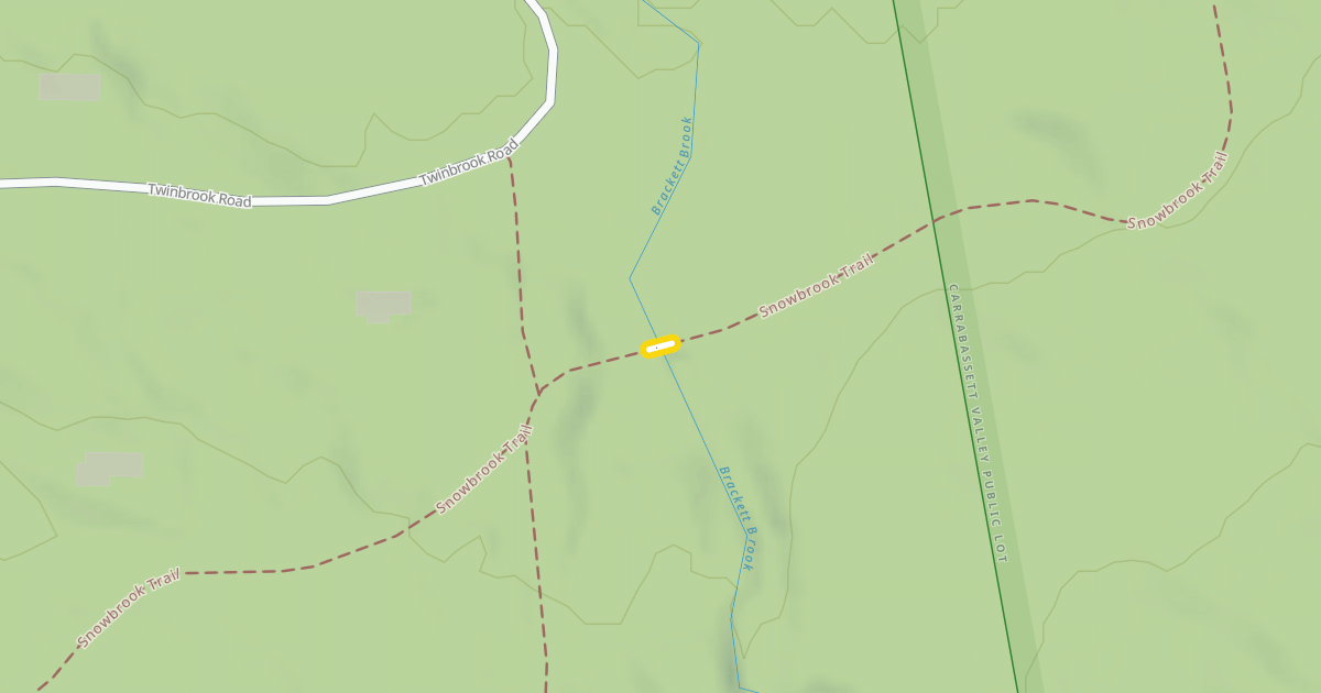 Map preview of Snowbrook Trail