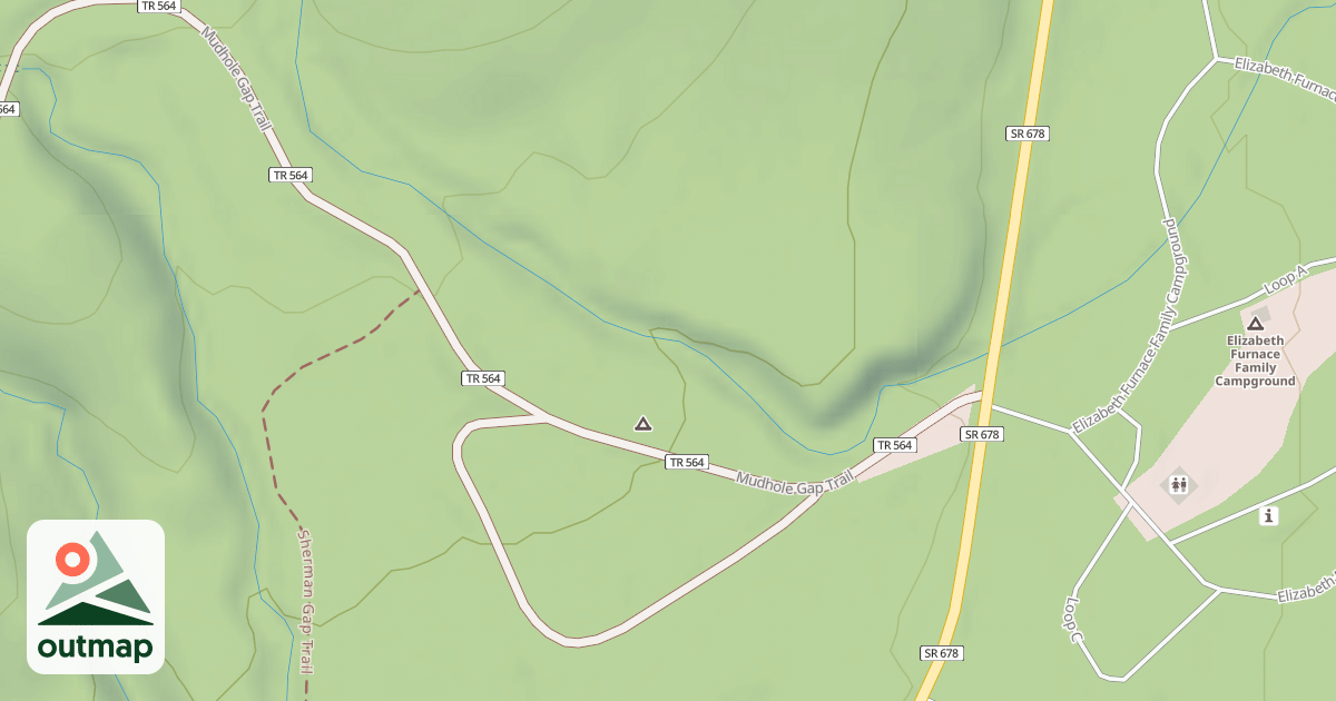 Map of PASSAGE CREEK