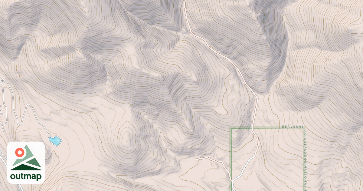 Map of OLSON RIDGE