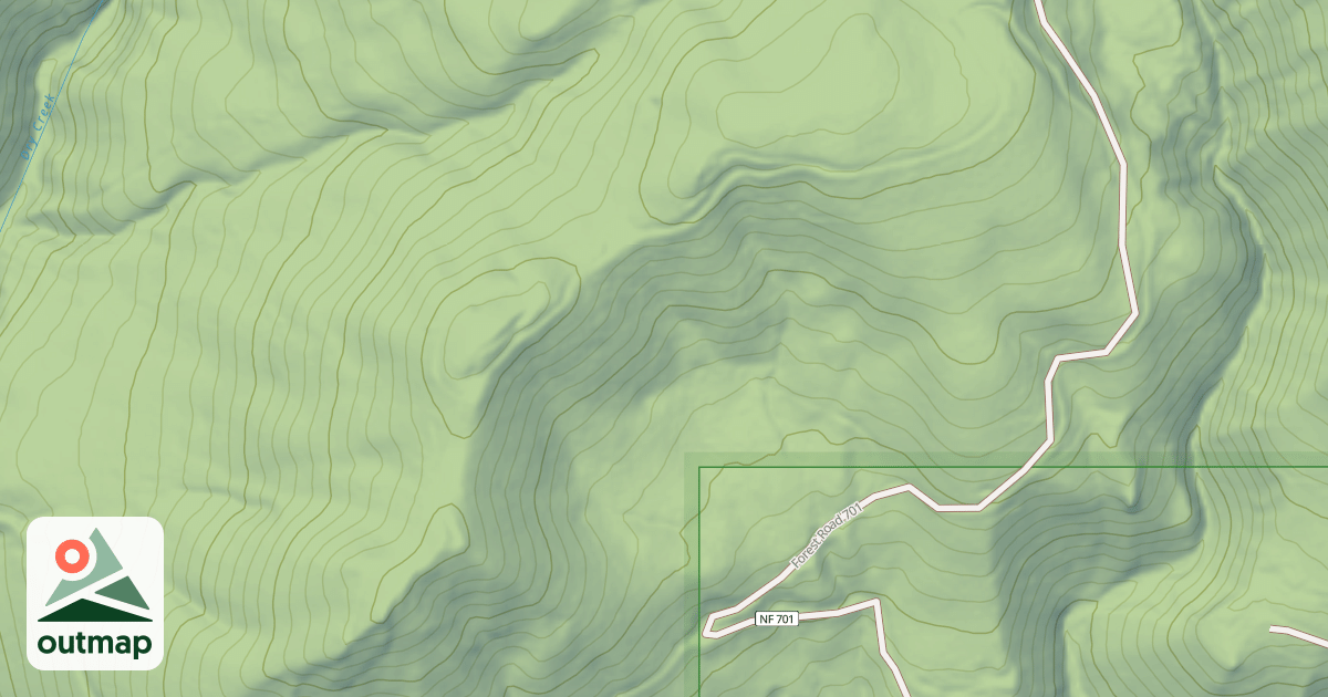 Map of USFS National Forest System Roads {B31948F5-9DD7-4C44-B0DE-F560CAAC2B2F}