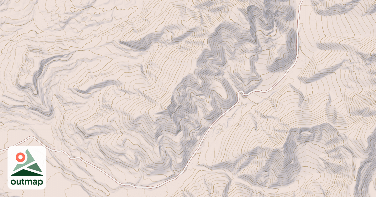Map of FISHERMAN CREEK/ SLIDE CREEK