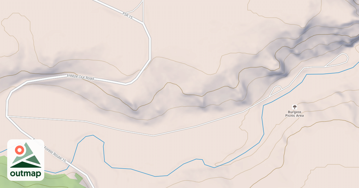 Map of BURGESS P.G.