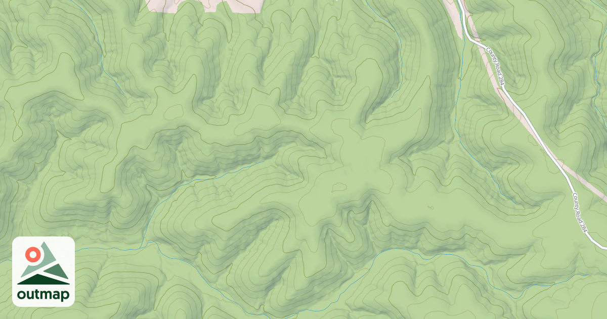 Map of BIG CREEK RIDGE