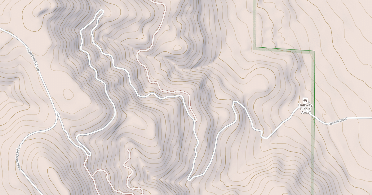 Map preview of OLD RANGER STATION ROAD