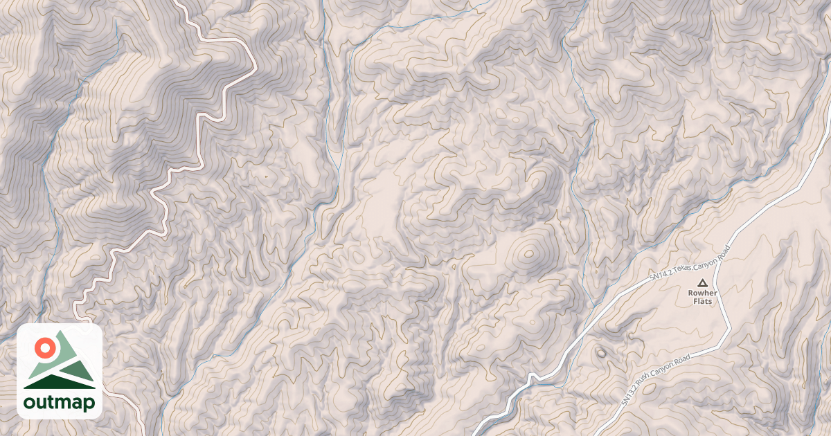 Map of Broken Spoke Ohv Trail