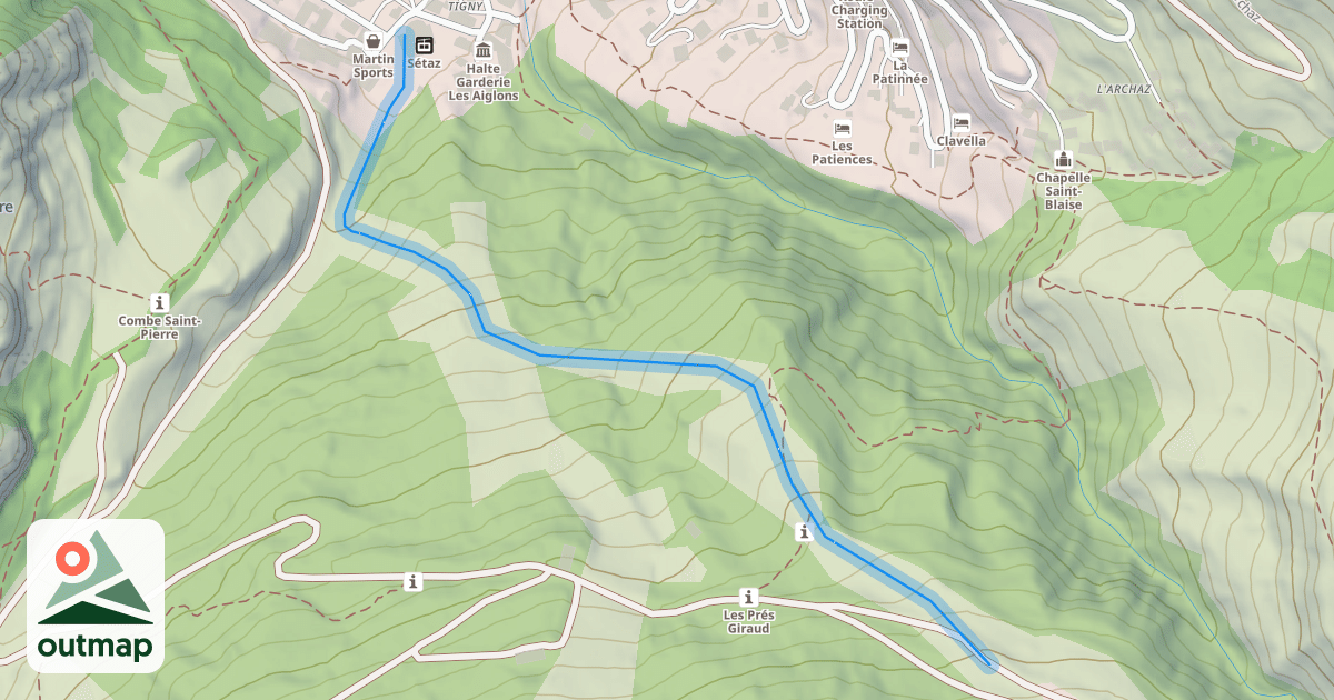 Map of Campanule