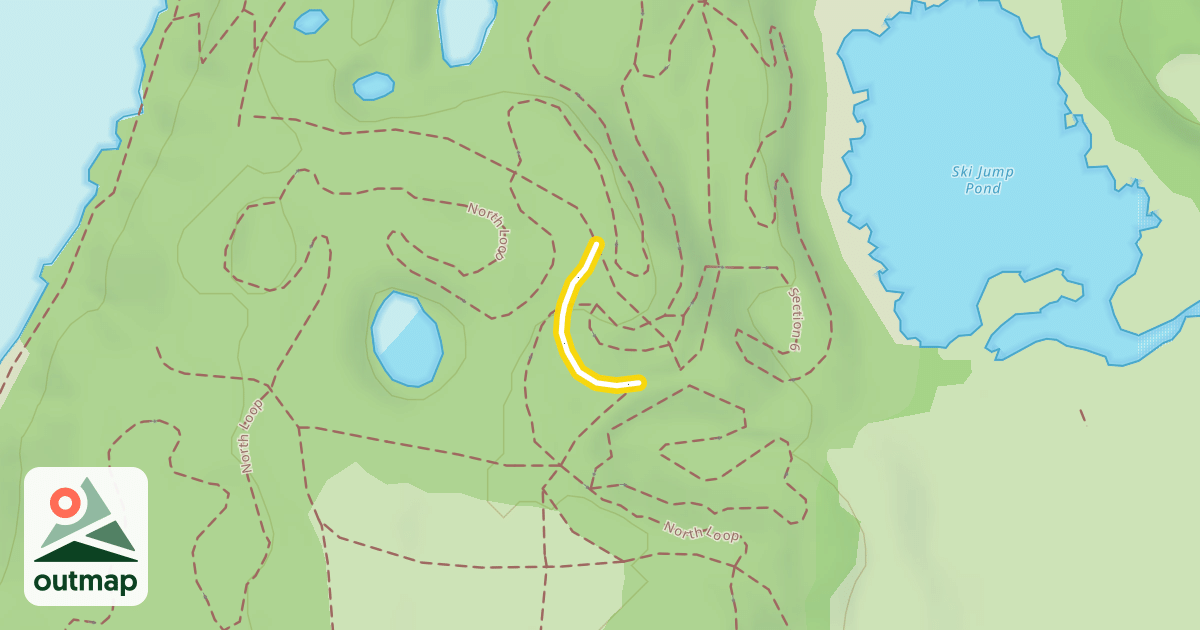 Map of Twin Lake Trail