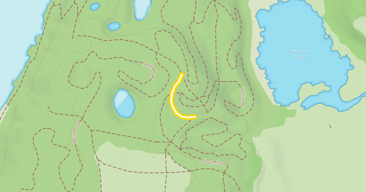 Map preview of Twin Lake Trail