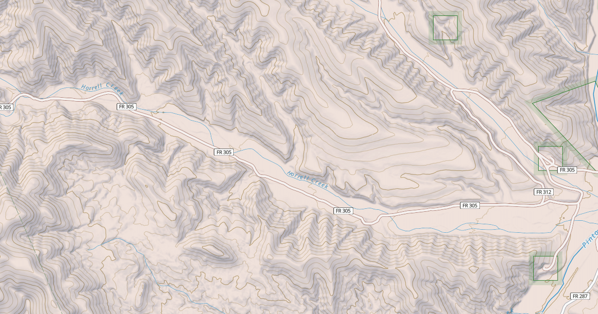 Map preview of BURRO SPRING