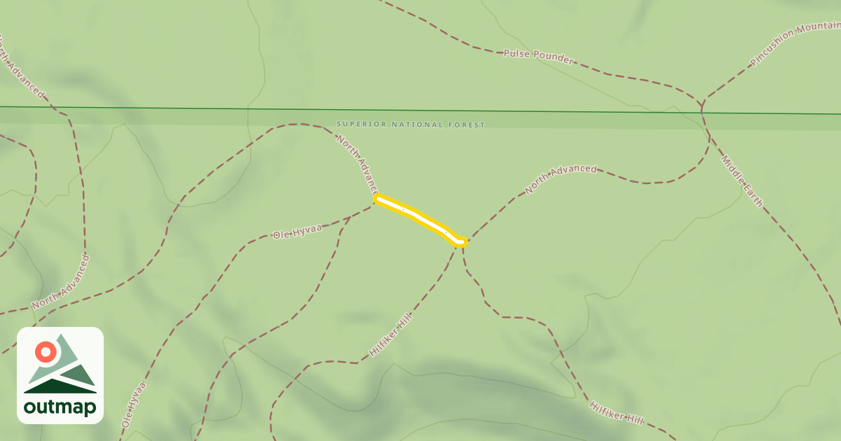 Map of North Advanced