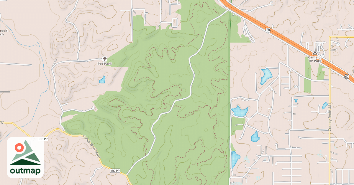 Map of WOLF CREEK