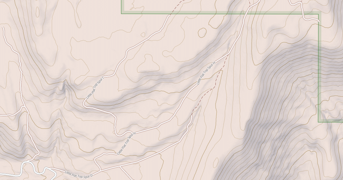 Map preview of LITTLE FLAT TOP