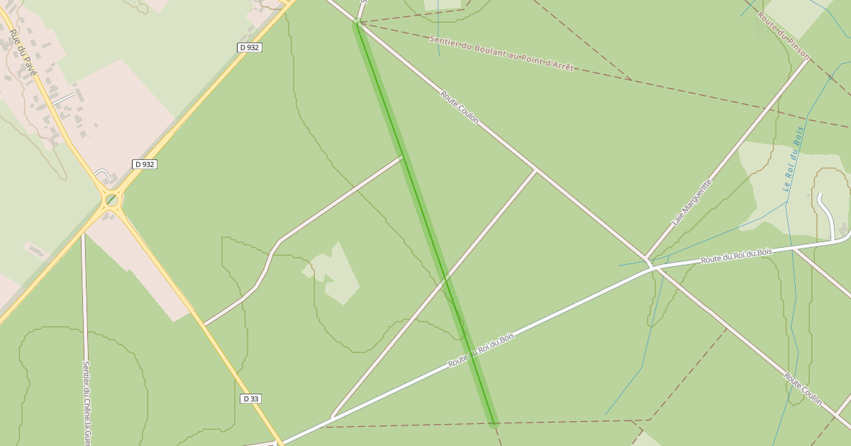 Map preview of Sentier de la Flaquette à la Maison Forestière