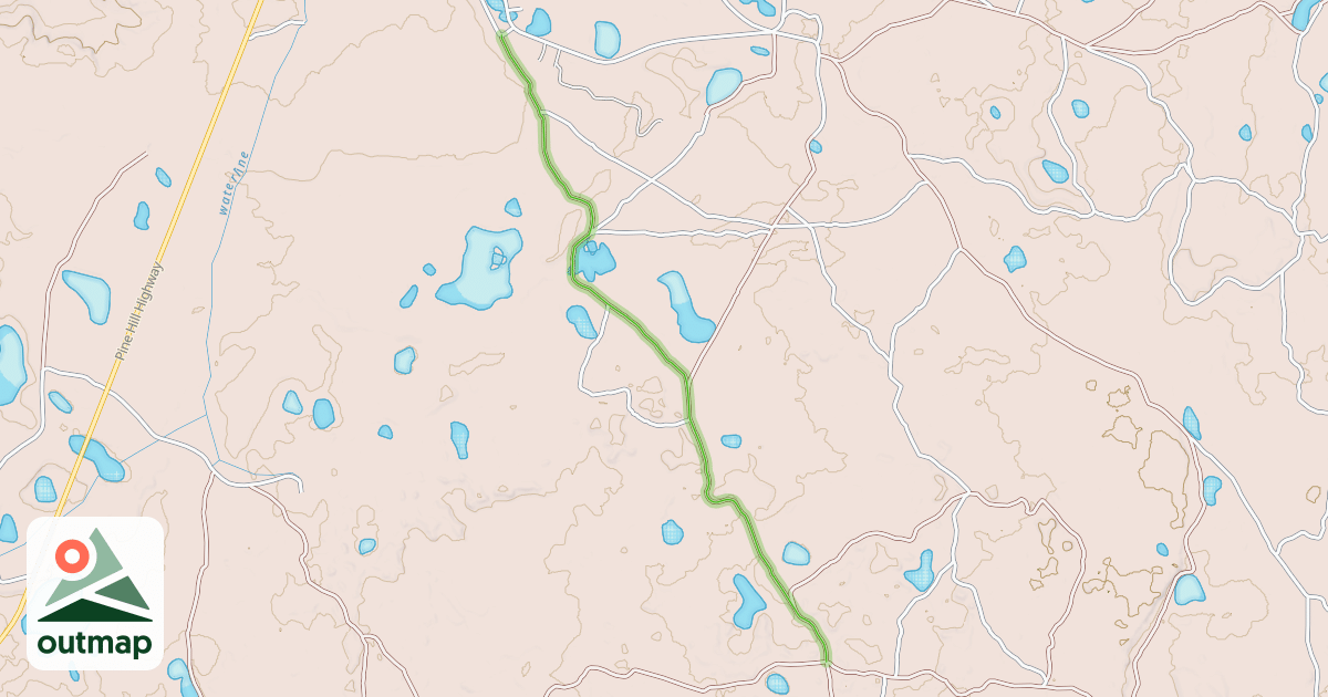 Map of Indian Service Rd. - BIA 262