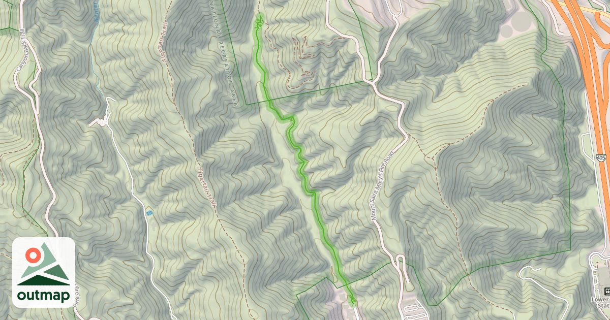 Map of Bundy Gateway Trail