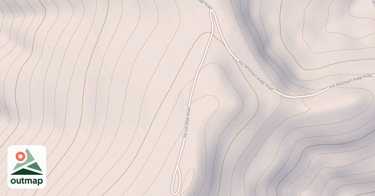 Map of FLY HILL PEAK
