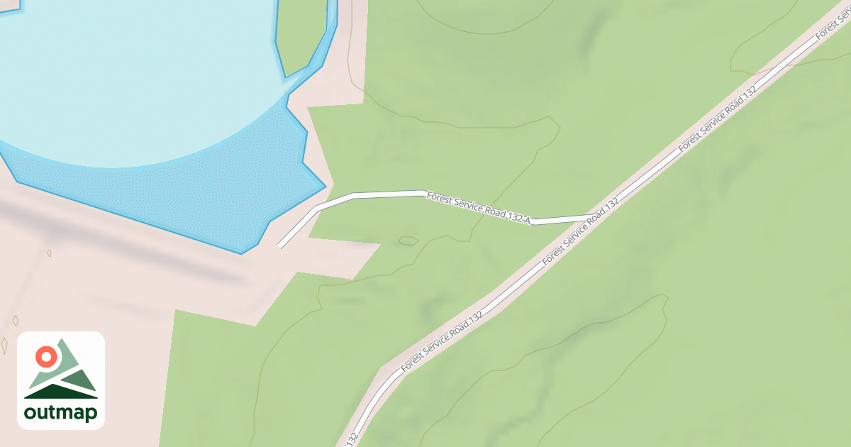 Map of EAST ACCESS DUNCAN CREEK DAM