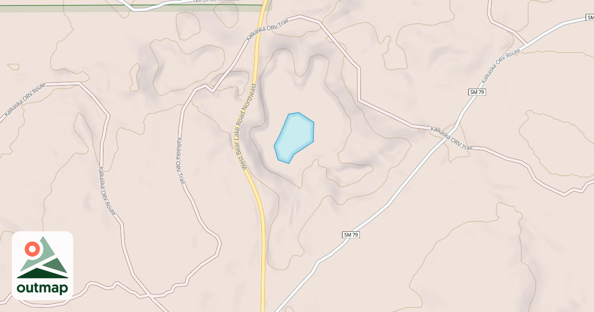 Map of Kalkaska Trail