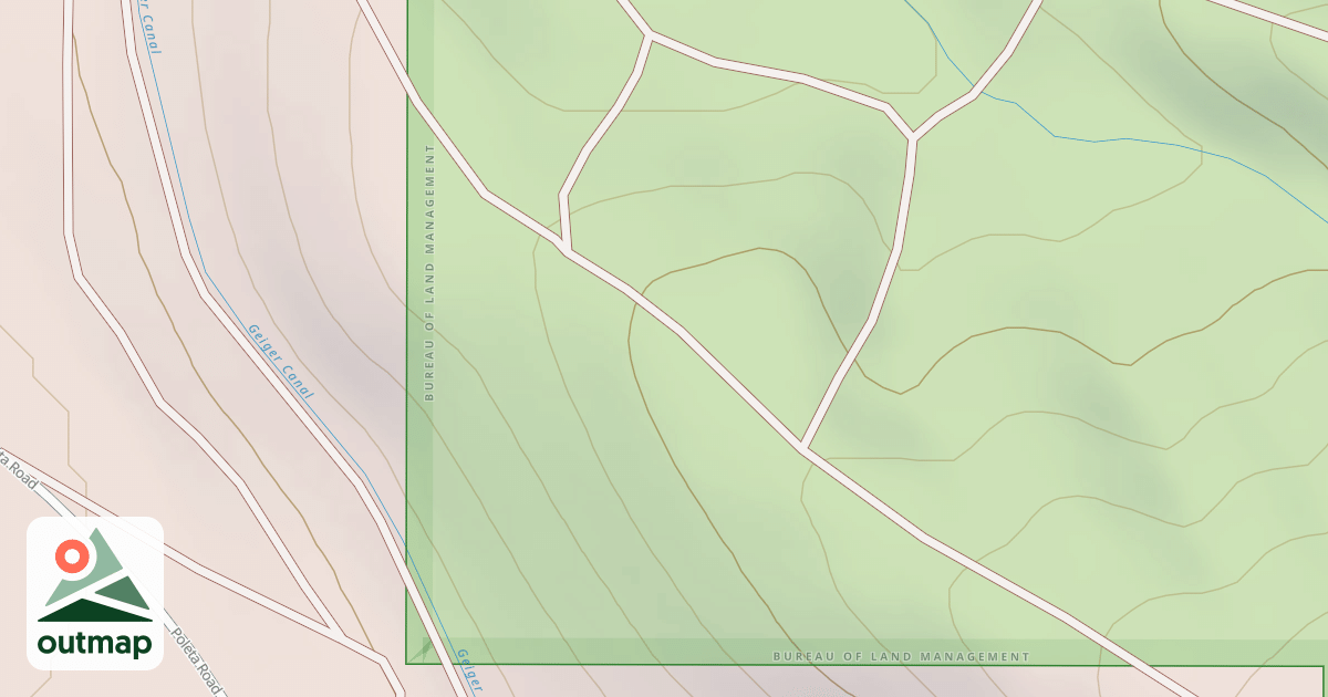 Map of BLM National GTLF Public Motorized Roads 518f770c-6c83-4eca-aa75-508e776b1d86