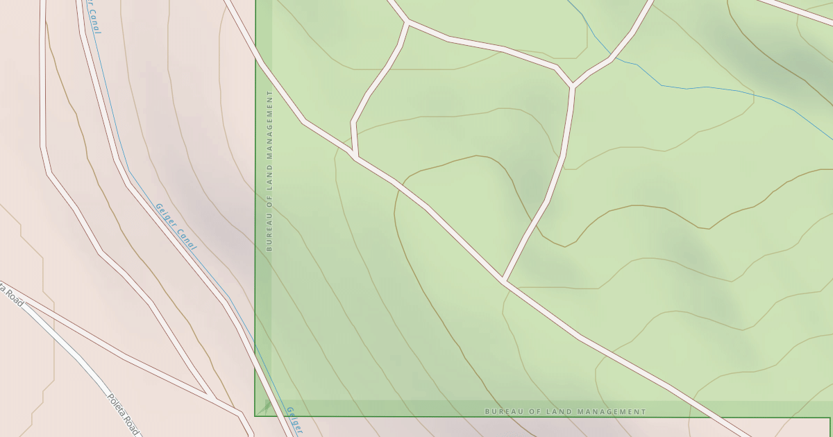 Map preview of BLM National GTLF Public Motorized Roads 518f770c-6c83-4eca-aa75-508e776b1d86