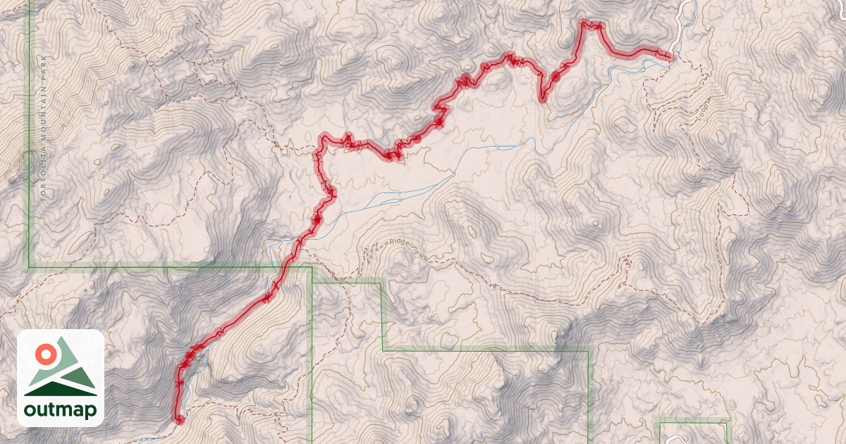 Map of Wild Burro