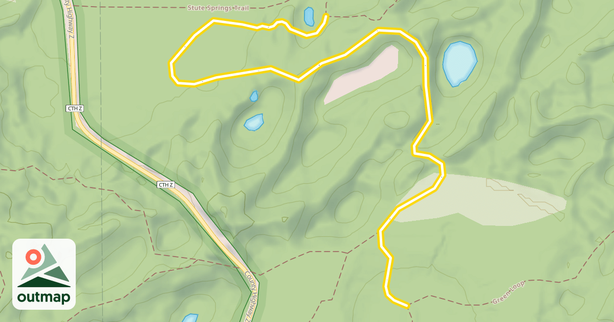 Map of Blue Loop
