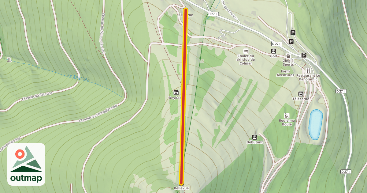 Map of Bellevue