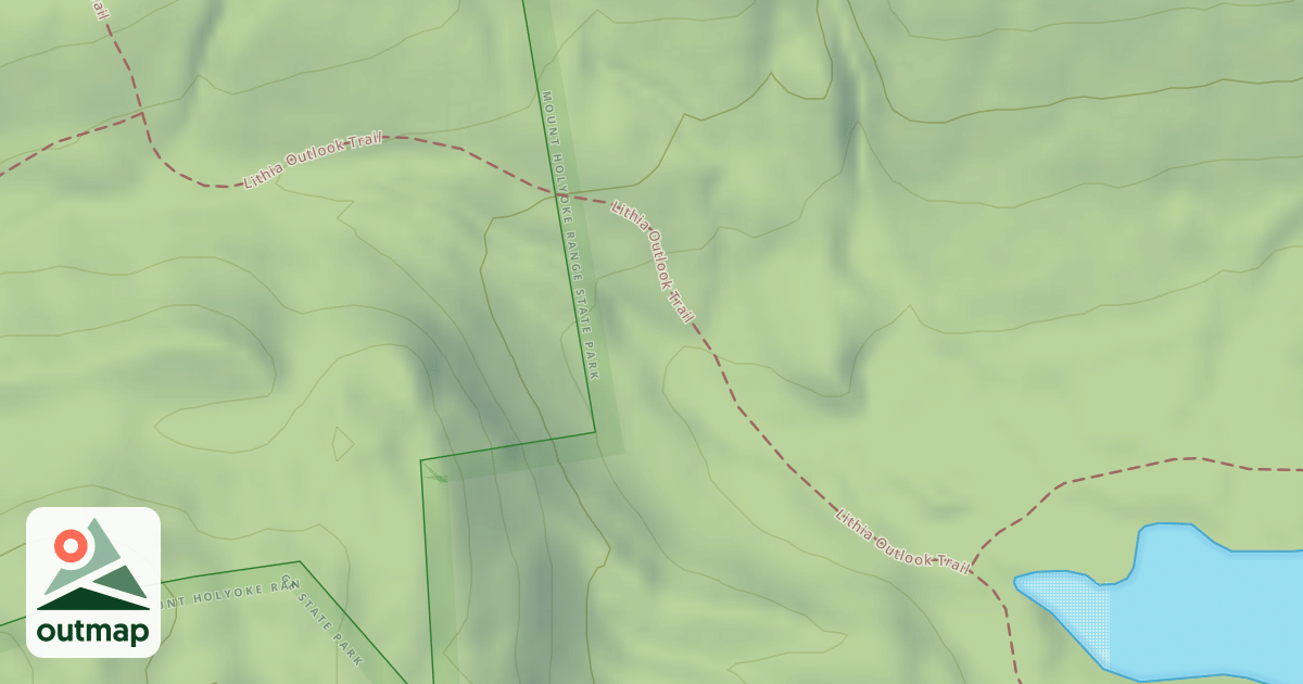 Map of Lithia Overlook Trail