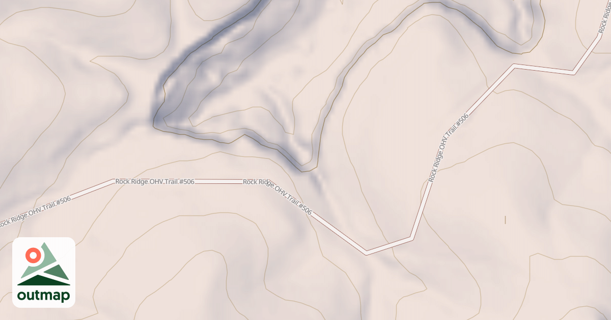 Map of Rock Ridge Ohv Trail