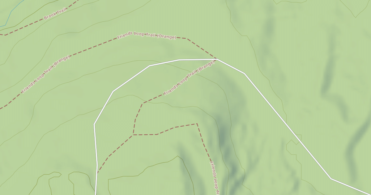 Map preview of Friends Loop Trail (Orange)