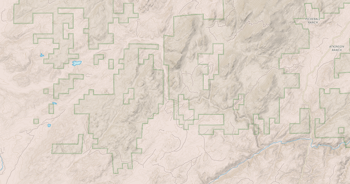 Map preview of BEAR CREEK ROAD