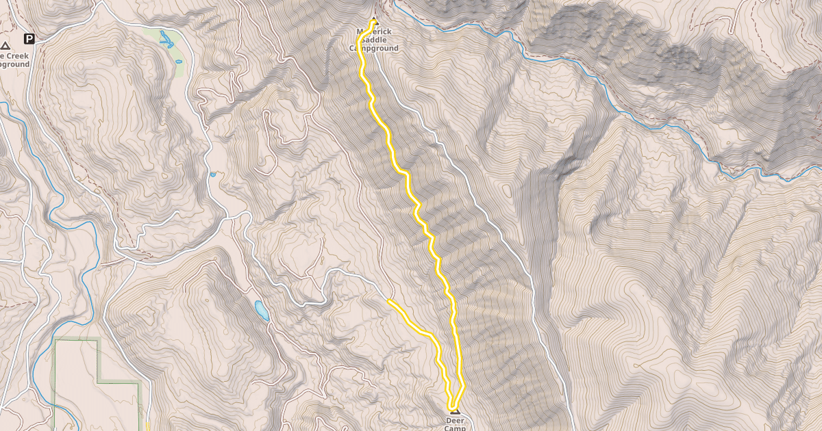 Map preview of Forest Road 6101